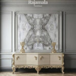 Elegant TV Stand Palace Carving Interior Living Room RM-38