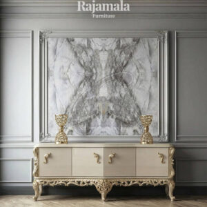 Elegant TV Stand Palace Carving Interior Living Room RM-38