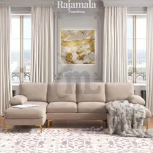 Minimalist Sectional Sofa Design Elegant Living Room RM-13