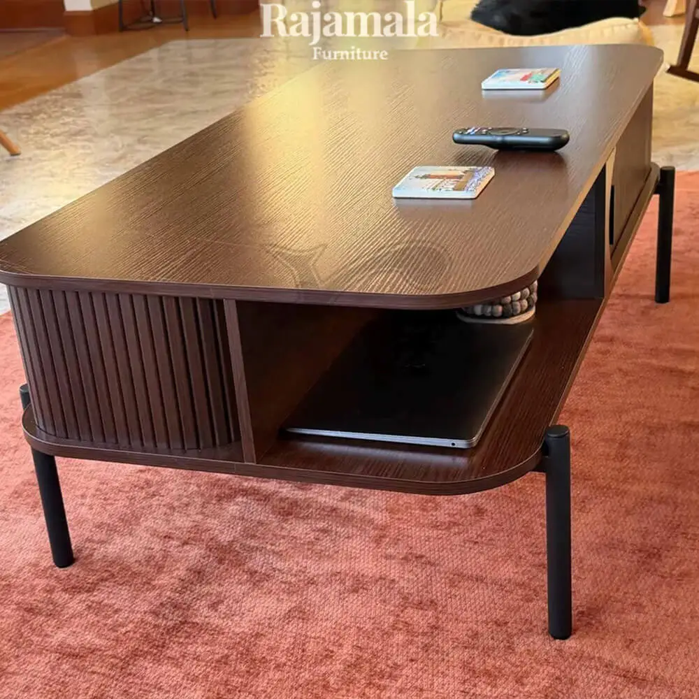 New Coffee Table Solid Teak Wood Natural Color RM-17.1