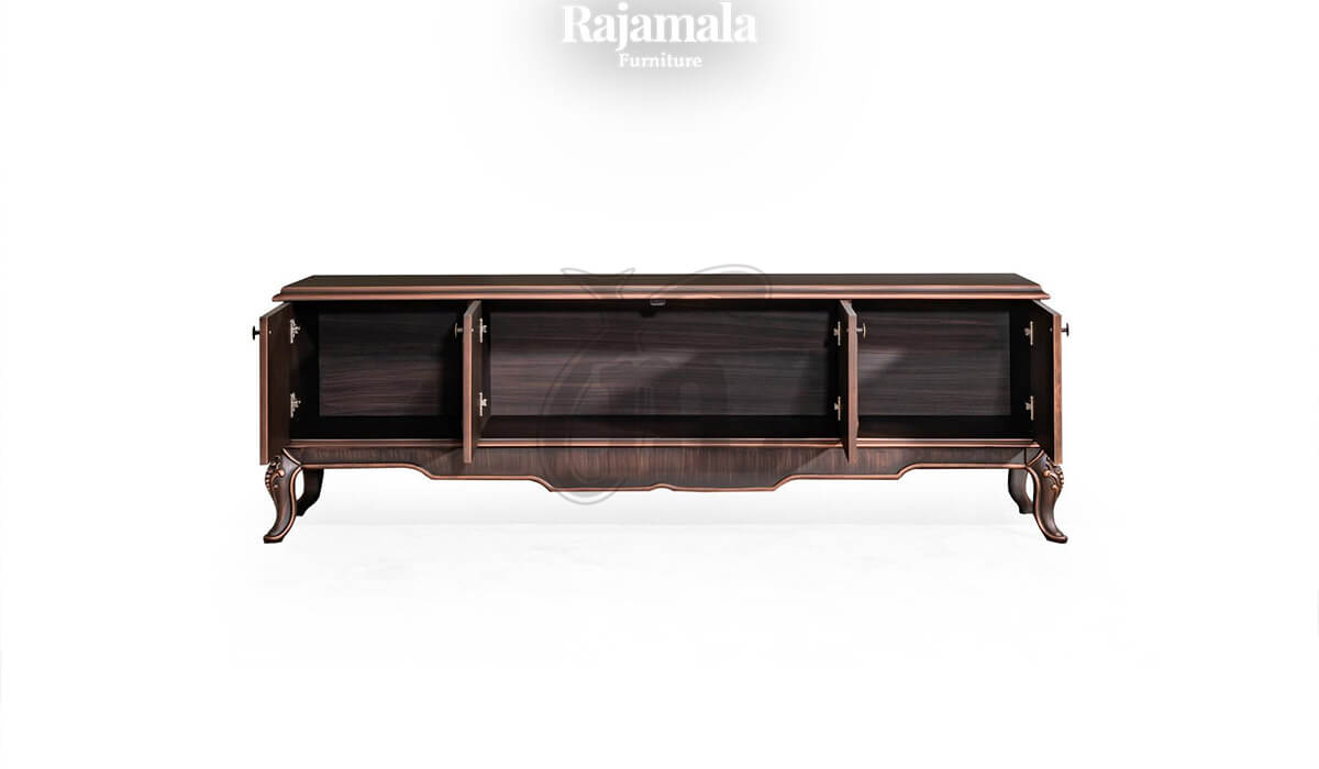 TV Stand Minimalist Luxury Carving New Entertainment Centers Design RM-40.2