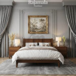Wooden Bed Furniture Minimalist Solid Teak Wood RM-31