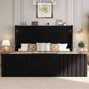 Bed Frame Minimalist Style Full Premium Upholstery RM-46