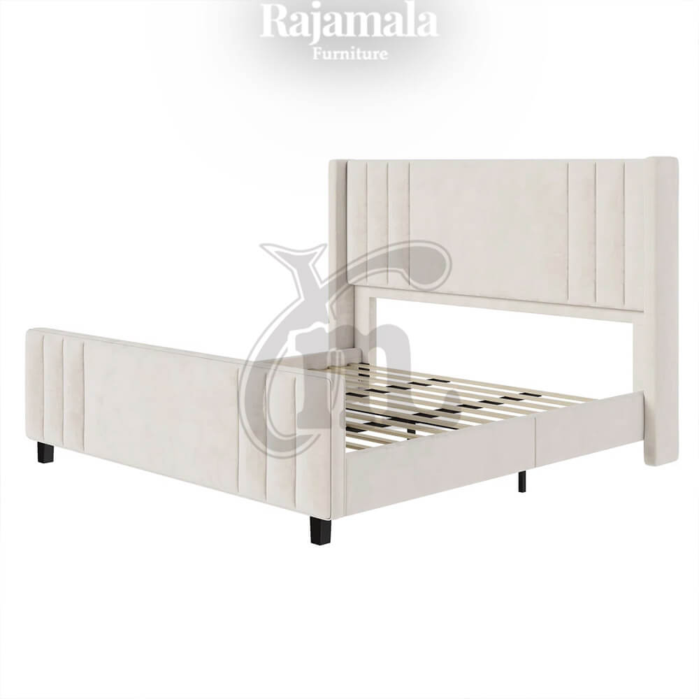 Vintage Bedframe Design Minimalist Modern Rajamala Furniture RM-48.2