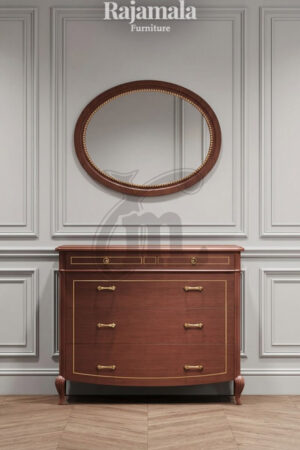 Classic Console Table Simple Elegant Natural Teak Wood RM-64