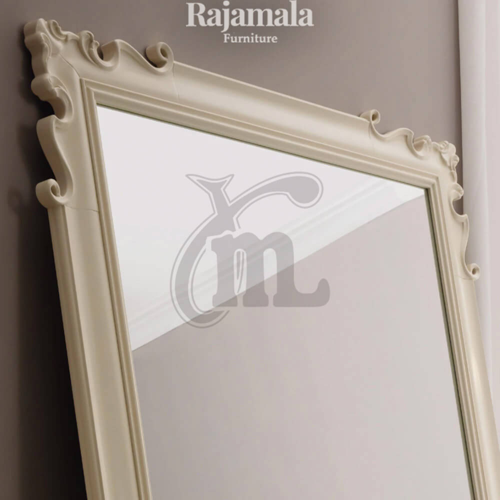 Luxury Mirrored Furniture Solid White Duco RM-68.2
