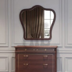 Minimalist Mirror & Console Table Teak Wood Solid Grade A RM-63