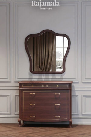 Minimalist Mirror & Console Table Teak Wood Solid Grade A RM-63