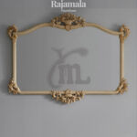 Mirror Console Table Palace Carving Style RM-67