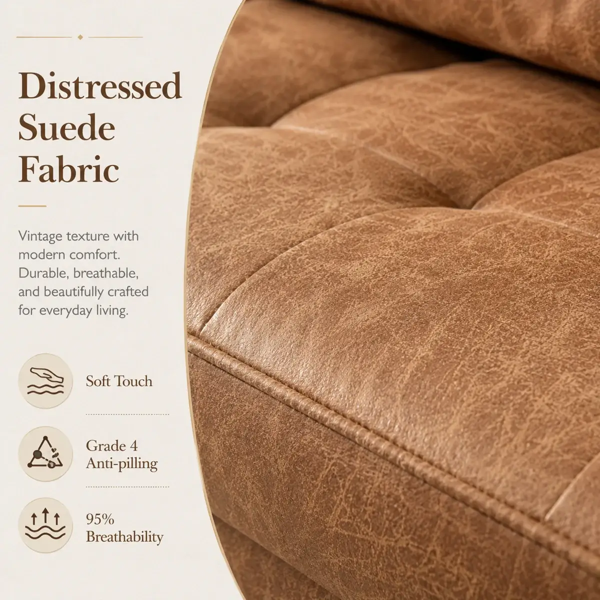 Sofa Minimalist 2 Seater Elegant Italian Leather RM-58.3
