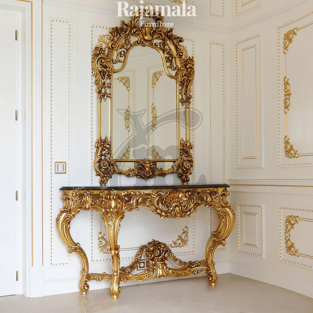 Wall Mirror Classic Luxury Carving Majestic Design RM-66.2