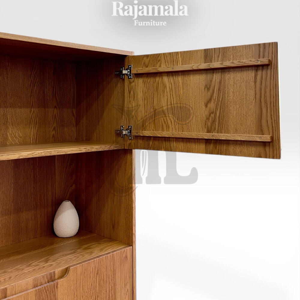 Aura Display Kitchen Cabinet Natural Walnut RM-87.1