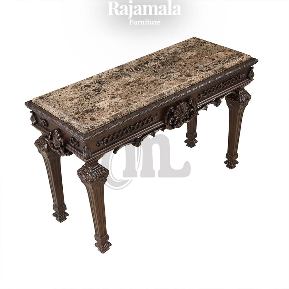 Classic Console Table Teak Solid Wood Premium RM-114.1
