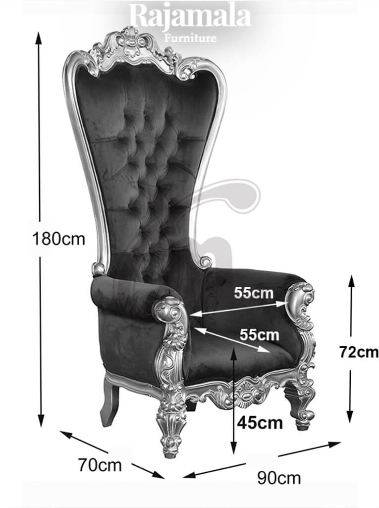 Elegant Queen Chair Carving Classic Best Seller RM-80.2