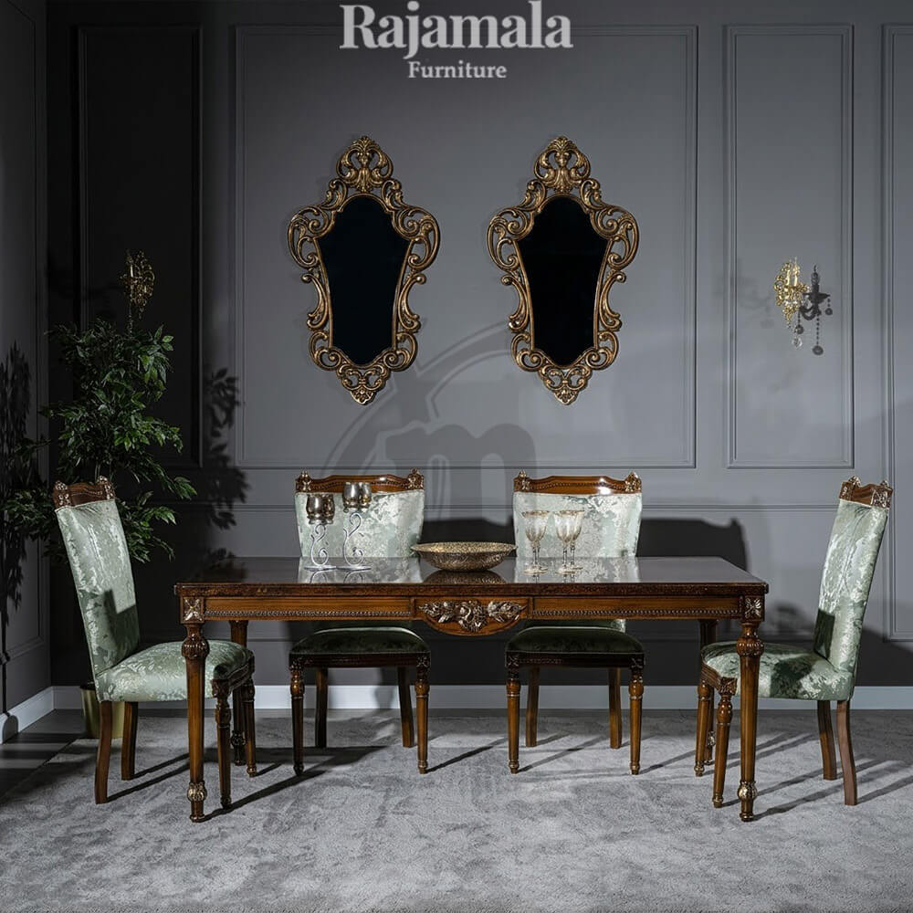 Elysian Elegance Carved Dining Table Design RM-98 Elysian Elegance Carved Dining Table Design RM-98