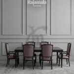 Imperial Luxury Mahogany Dining Table Minimalist Classic RM-99