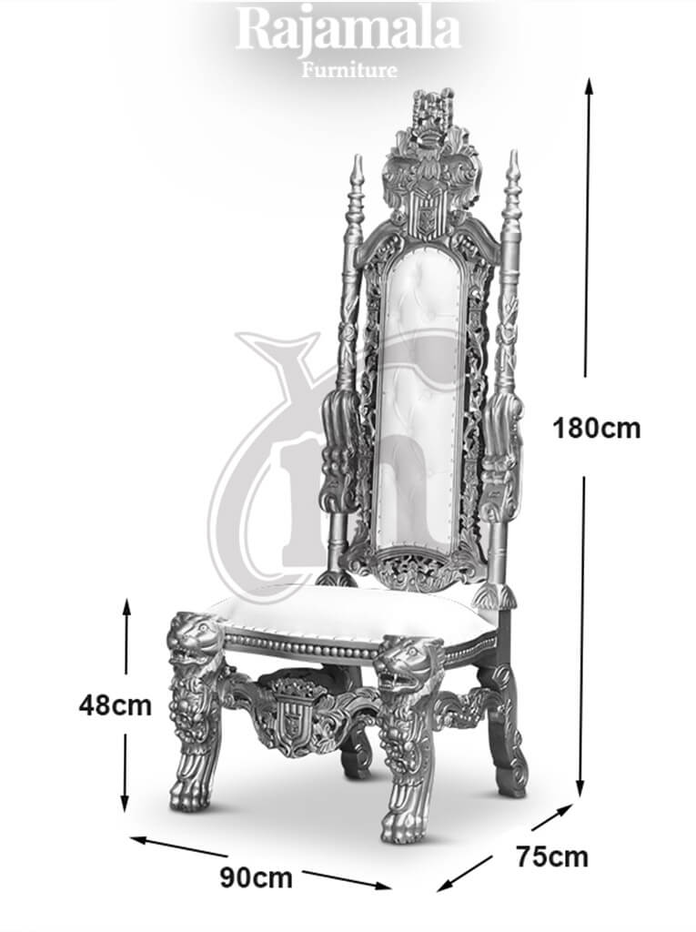 King Chair Thornes Design Classic Luxury Carving RM-77.2