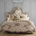 Luxury Bed Frame Crown Carved Design Palace RM-117