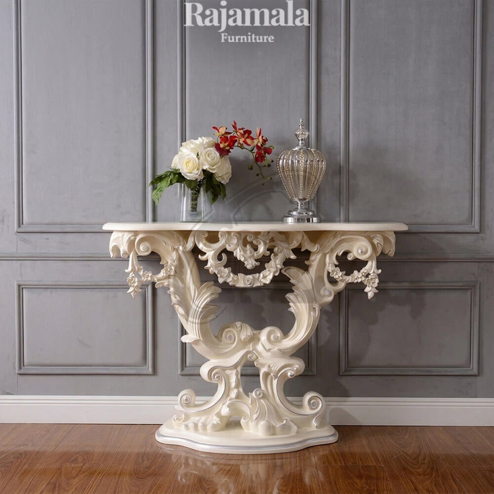 Luxury Console Table Majestic Palace Carving RM-116 Luxury Console Table Majestic Palace Carving RM-116