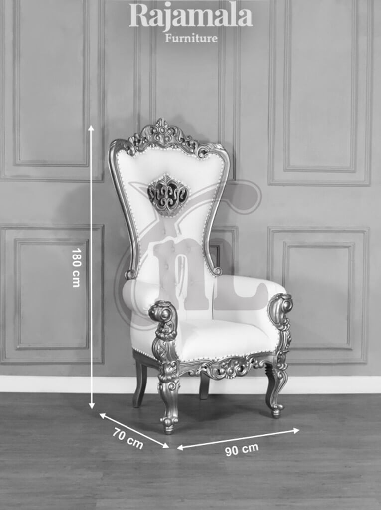 Luxury Crown Queen Chair Original Furniture Jepara RM-79.2