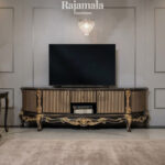 Luxury Entertainment TV Center Turkish Living Room Design RM-74