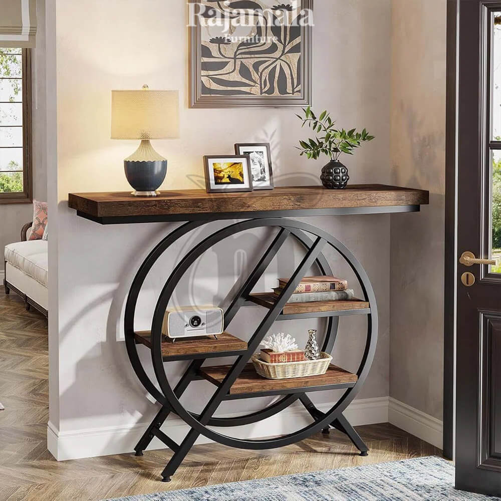Meja Konsul Minimalis Industrial Classic Style RM-124.1