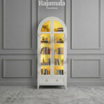 Minimalist Elegance Standing Glass Showcase Cabinet RM-102