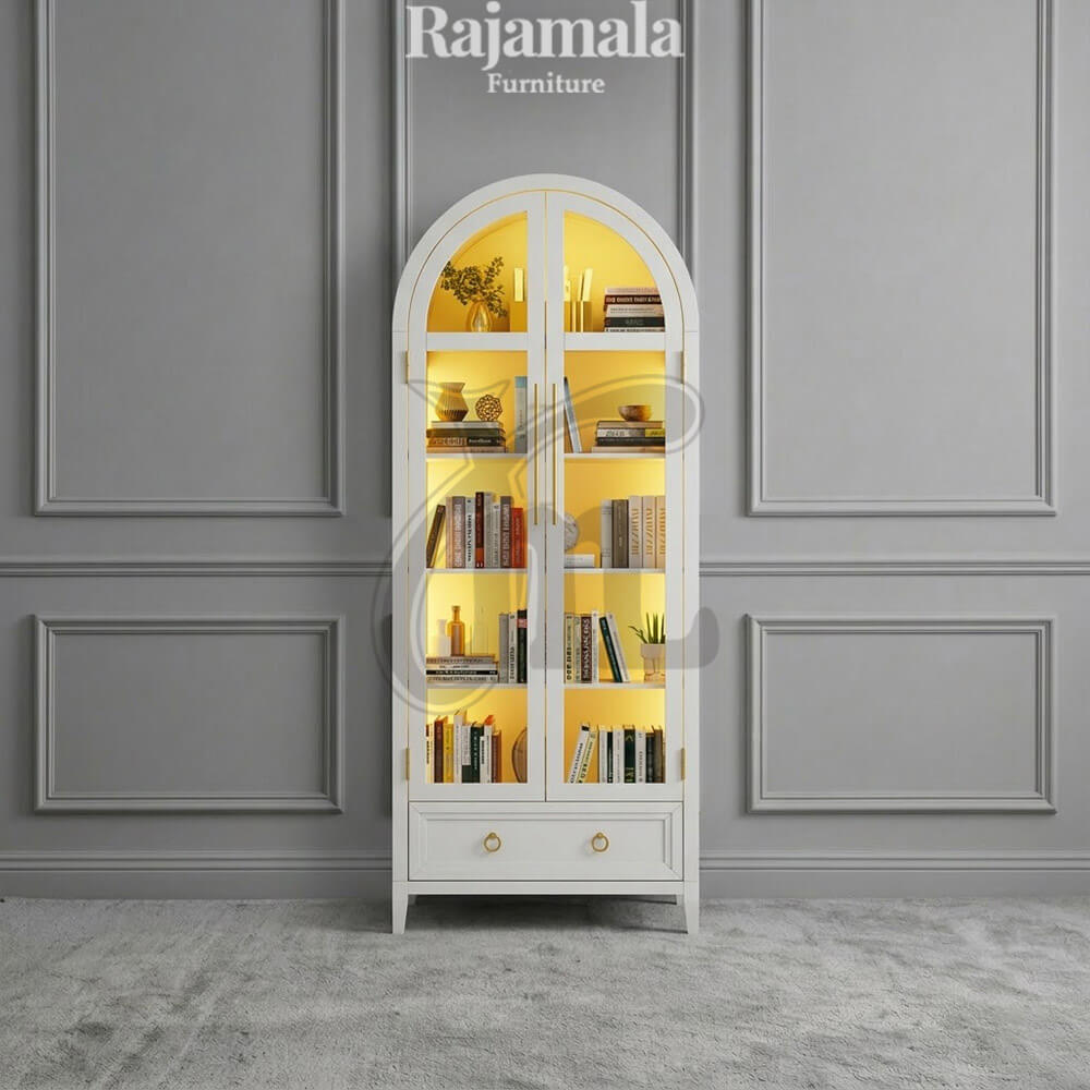 Minimalist Elegance Standing Glass Showcase Cabinet RM-102 Minimalist Elegance Standing Glass Showcase Cabinet RM-102