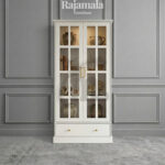 Minimalist Glass Kitchen Display Cabinet RM-103