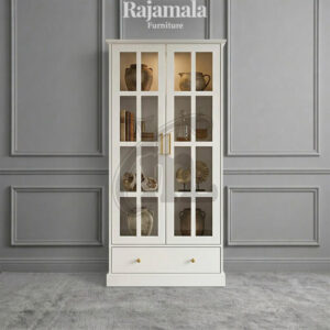 Minimalist Glass Kitchen Display Cabinet RM-103