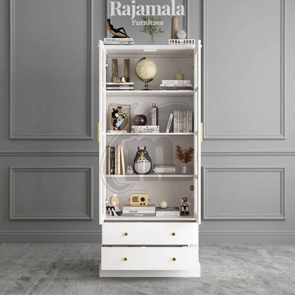 Minimalist Glass Kitchen Display Cabinet RM-103.1