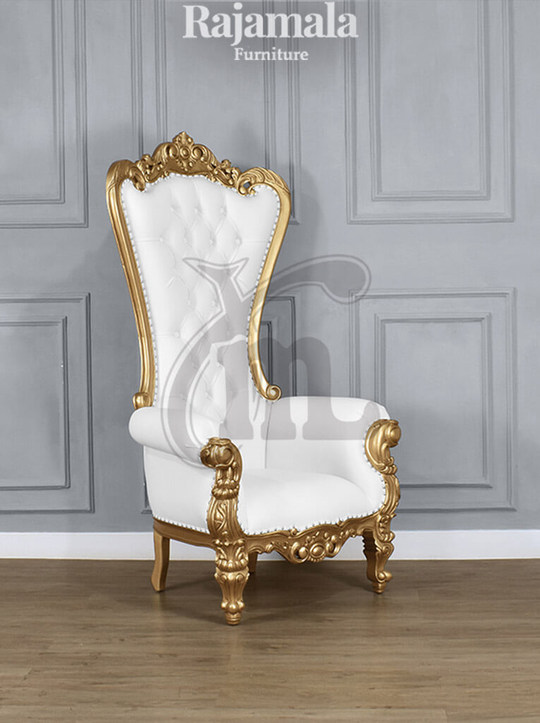 Queen Chair Crown Design Classic Luxury Style RM-78.1