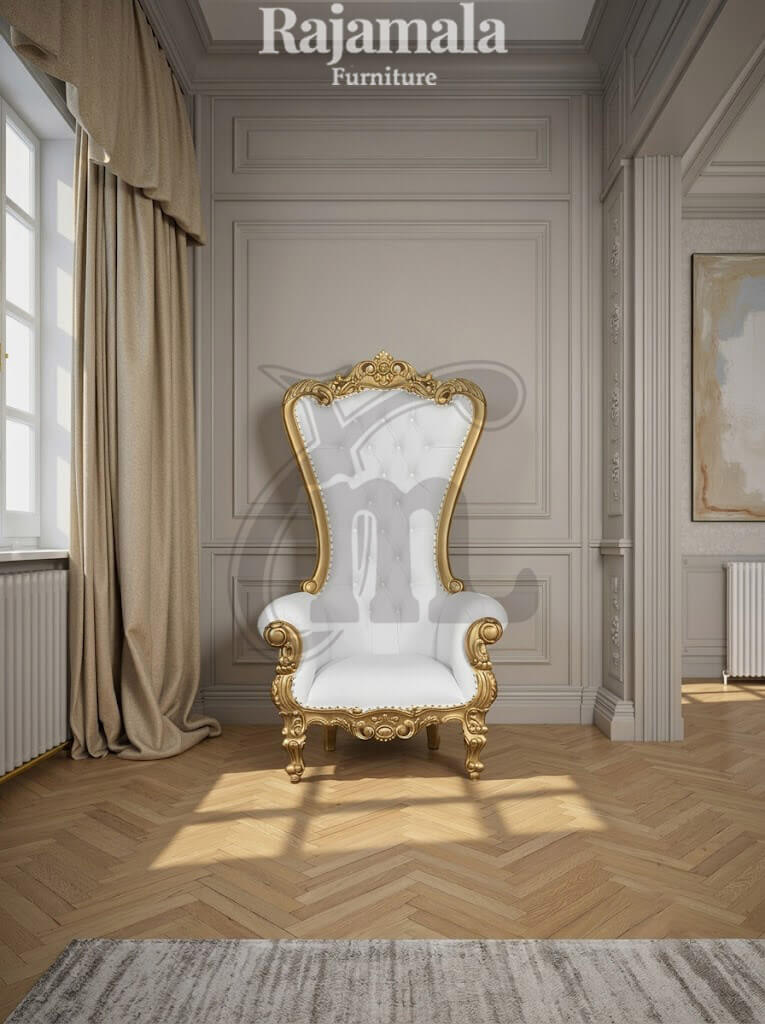 Queen Chair Crown Design Classic Luxury Style RM-78 Queen Chair Crown Design Classic Luxury Style RM-78