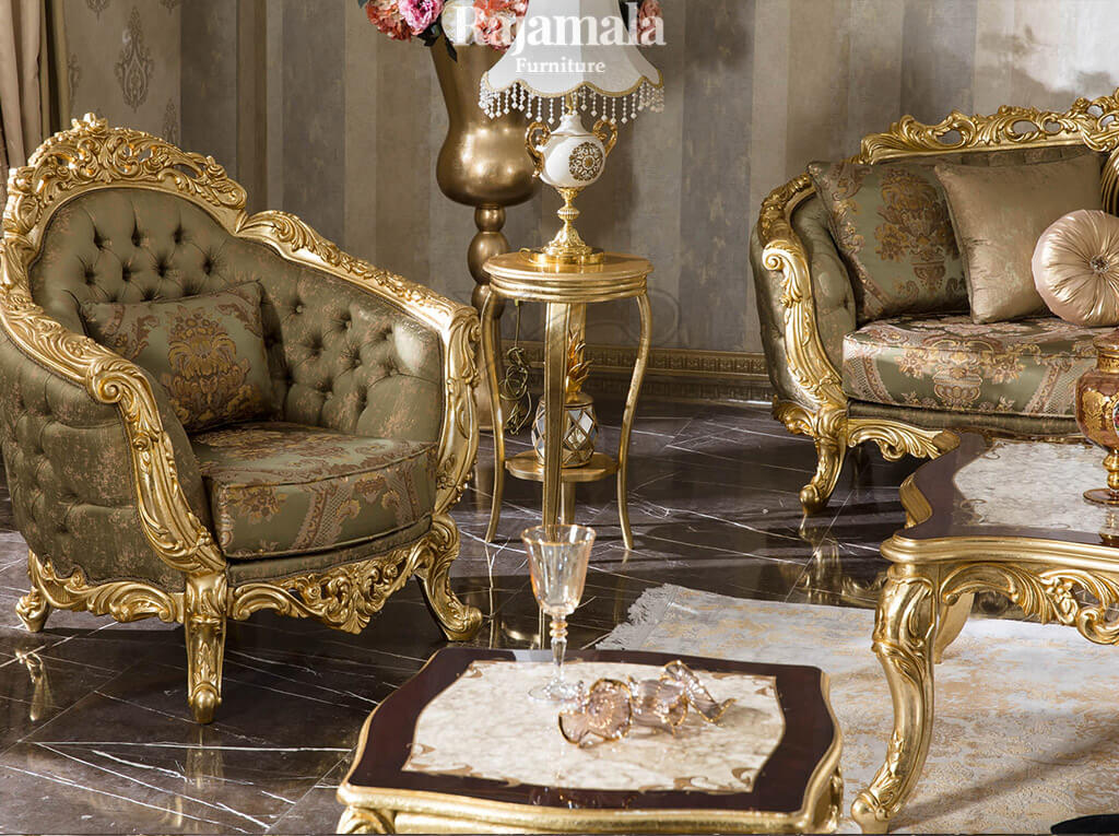 Regalia Florentine Sofa Royal Carving Design RM-70.2