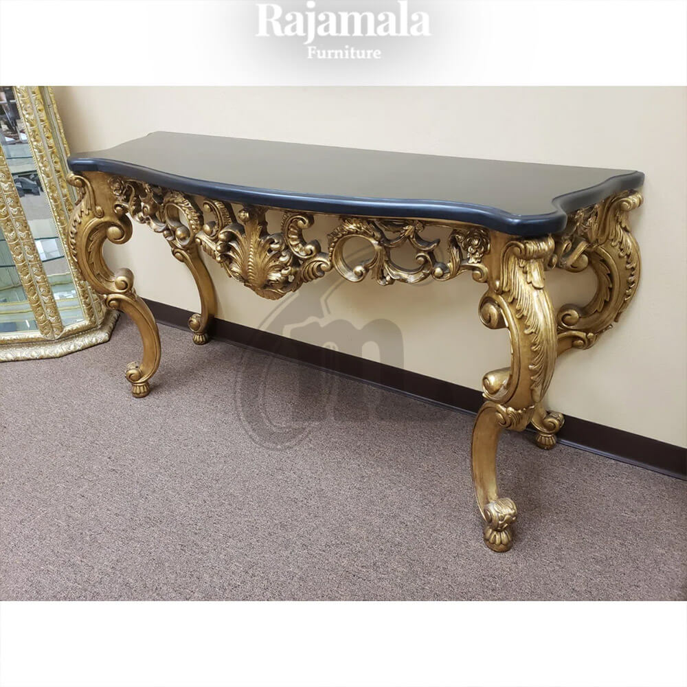 Royal Console Table Carved Design Jepara Furniture RM-113.1