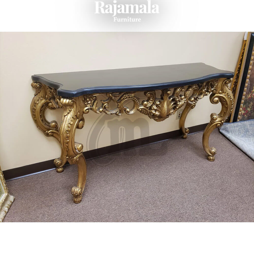 Royal Console Table Carved Design Jepara Furniture RM-113.2