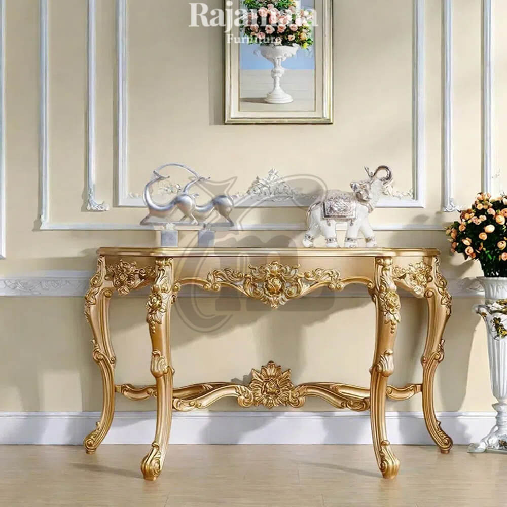 Teak Console Table Carving Style Best Seller RM-115.1