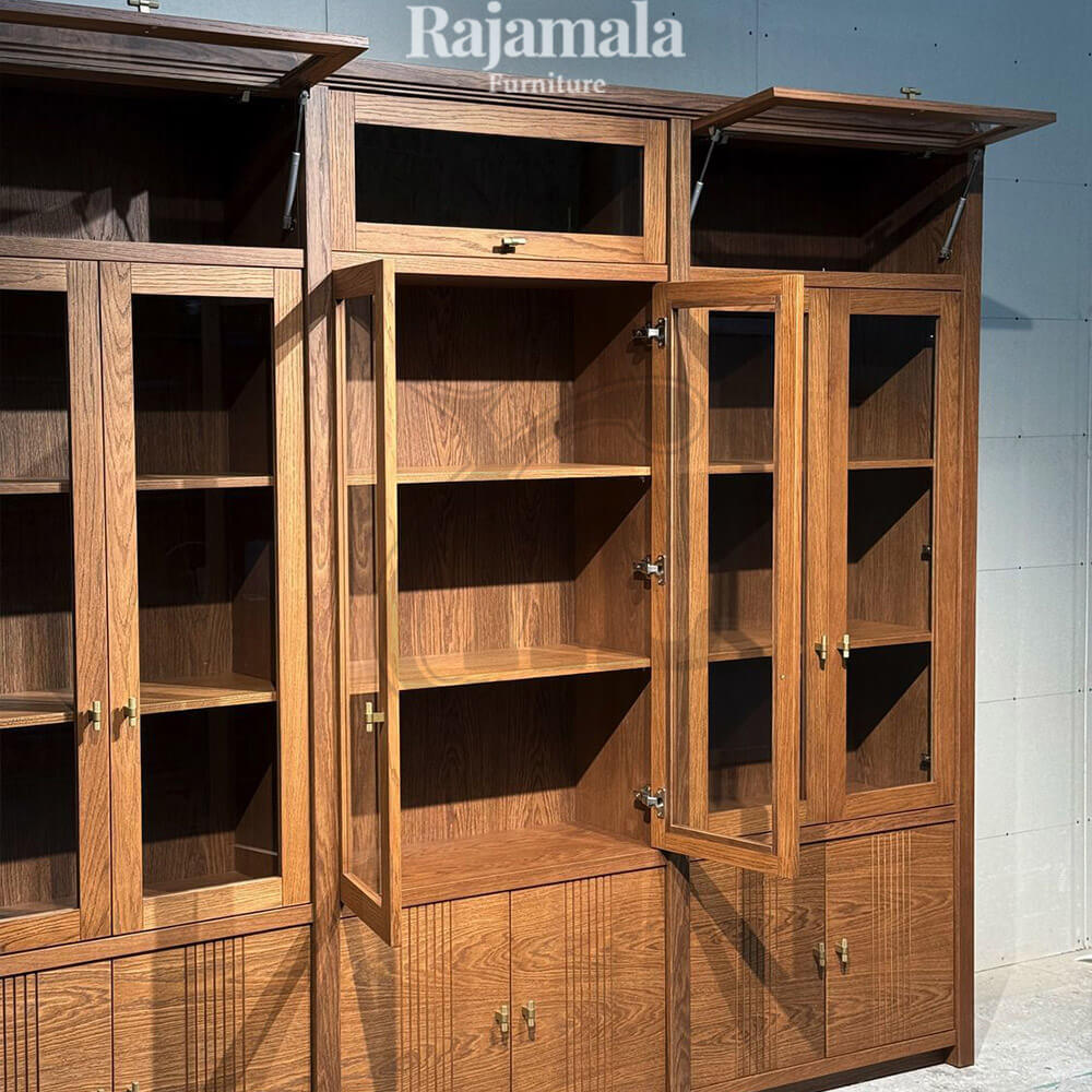 Windsor Display Cabinet Bookcase Solid Wood RM-88.2