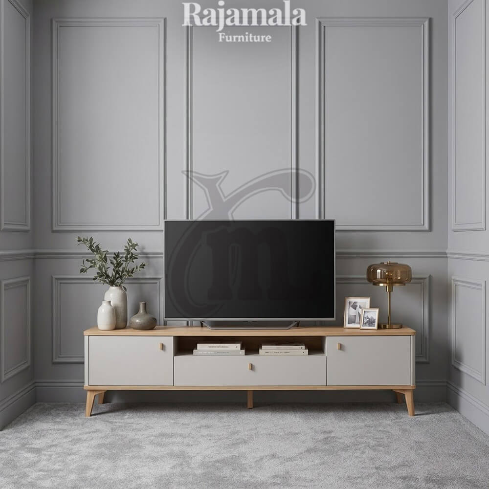 Bufet TV Minimalis Jati Scandinavian Simple Style RM-135 Bufet TV Minimalis Jati Scandinavian Simple Style RM-135