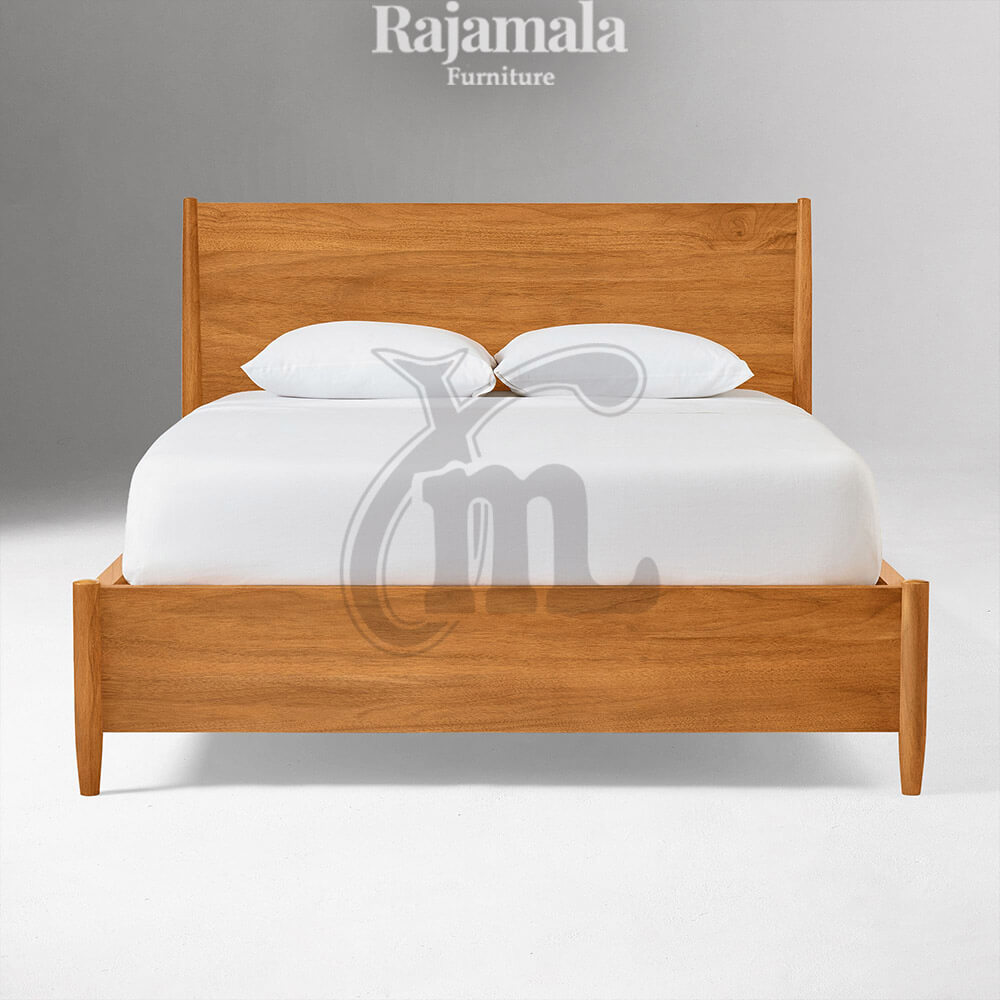 Dipan Minimalis Kayu Jati Drawer Design Elegant RM-131.1