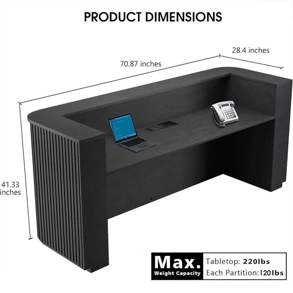 Meja Kasir Kayu Minimalis Desain Interior Butik Cantik RM-140.2