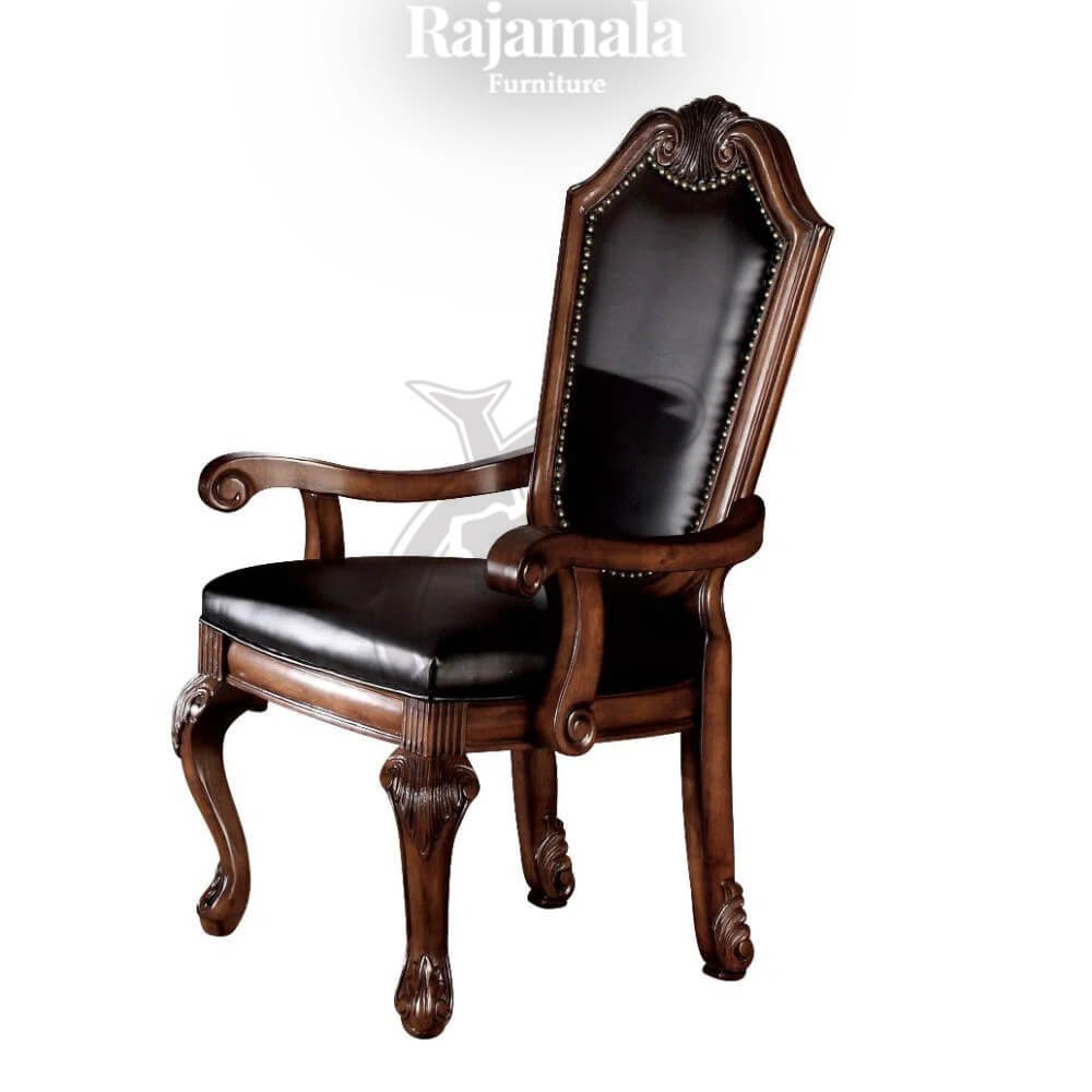 Meja Makan Jati Mewah Classic Type Natural Dark Brown RM-170.2