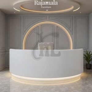 Meja Resepsionis Minimalis Shape U Design Elegant RM-137