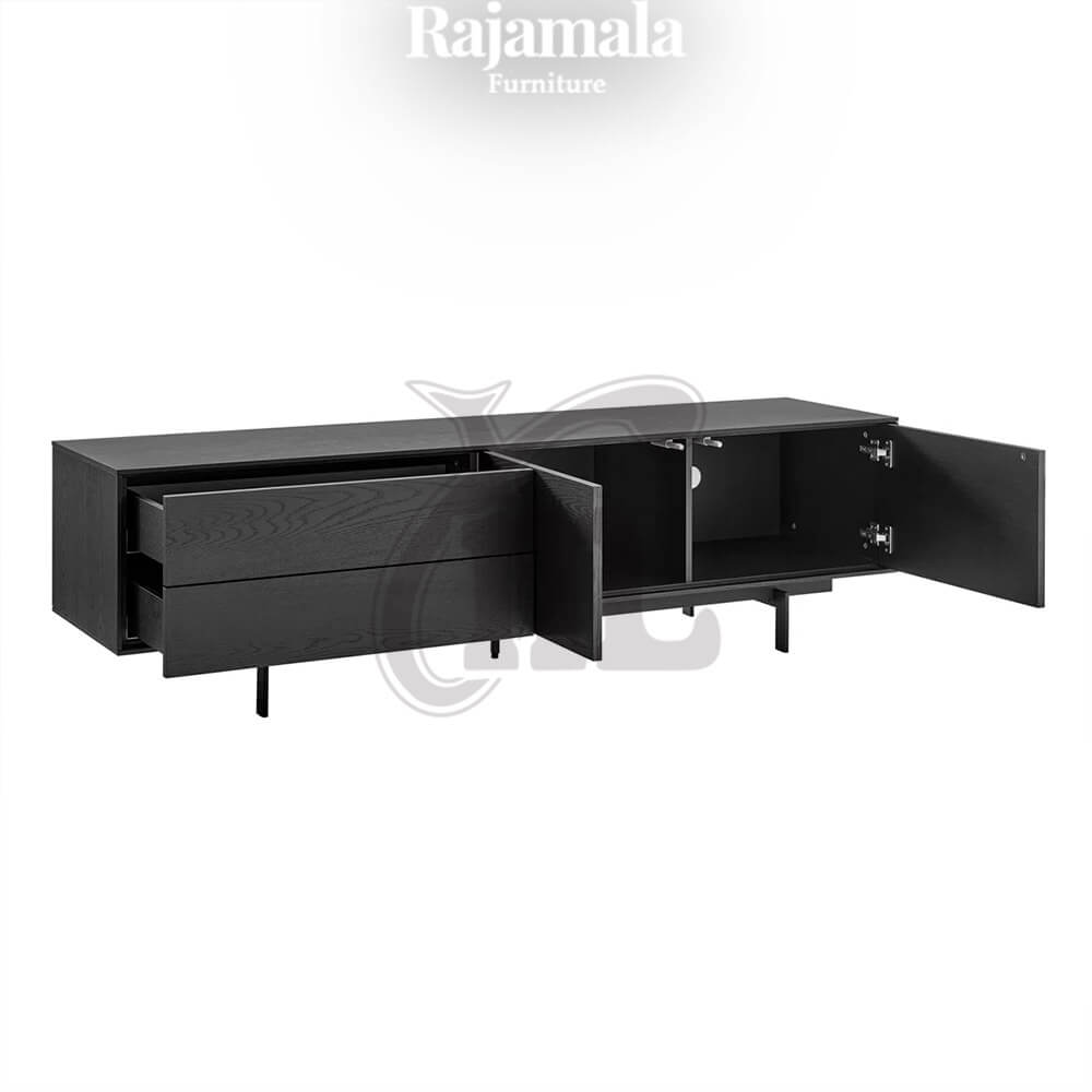 Meja TV Jati Minimalis Waterbase Industrial Design RM-166.2