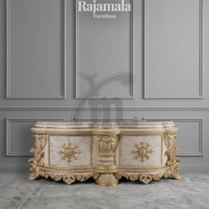 Meja TV Mewah Ukiran Jepara Classic Palace Carving Design RM-187