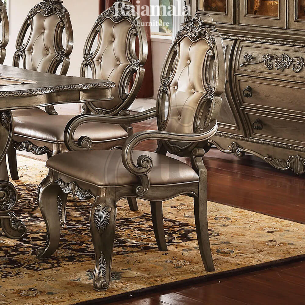 Set Meja Makan Jepara Klasik Desain Cantik Berkualitas RM-171.2