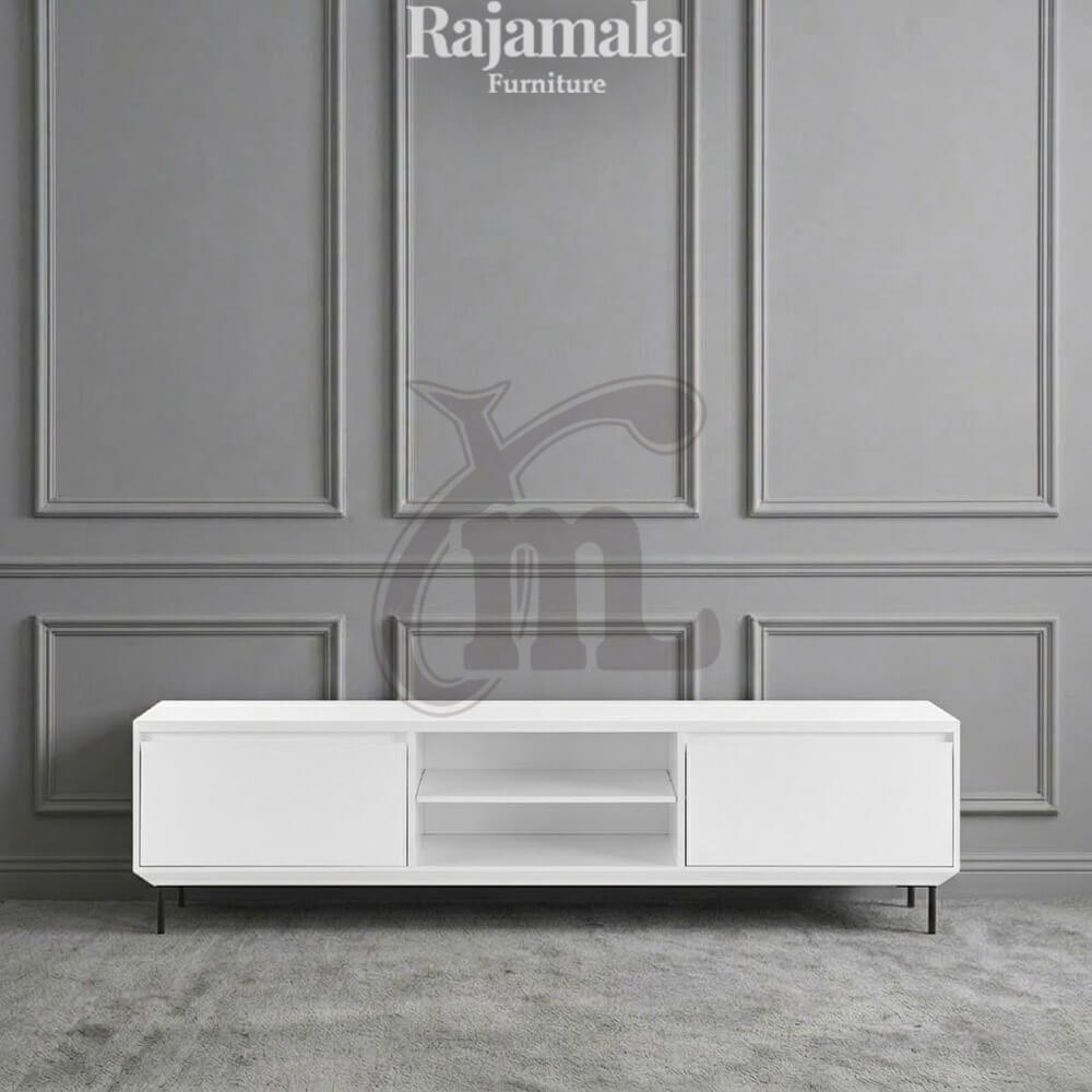 TV Cabinet Minimalis Solid Duco White Glossy RM-168 TV Cabinet Minimalis Solid Duco White Glossy RM-168