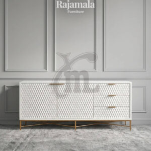 TV Stand Minimalis Modern Kaki Stainless Steel Berkualitas RM-167
