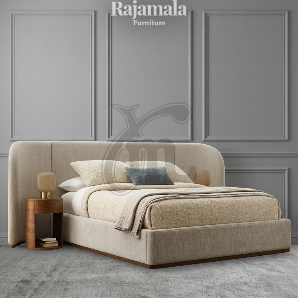 Tempat Tidur Minimalis Terbaru Full Jok Desain Cantik RM-129.1