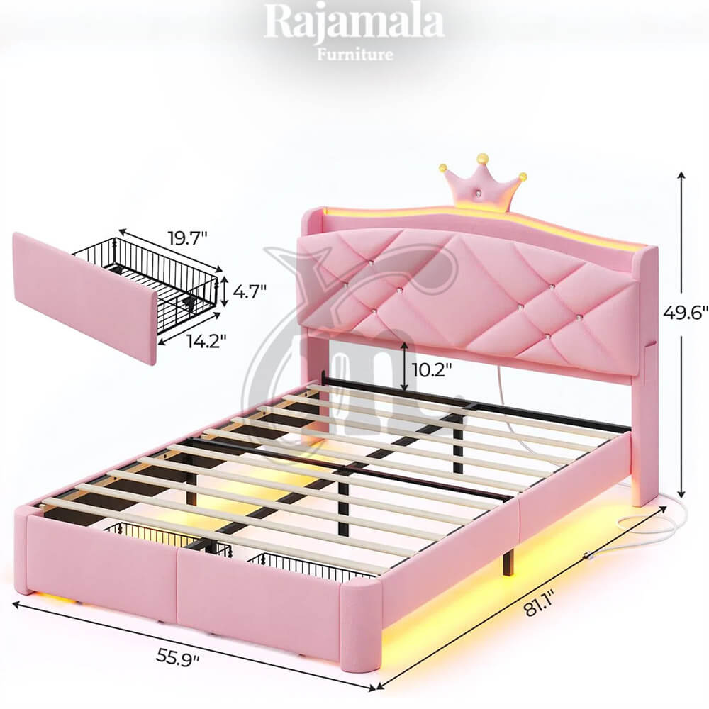 Tempat Tidur Princess Anak Sweety Pink Cantik RM-178.2